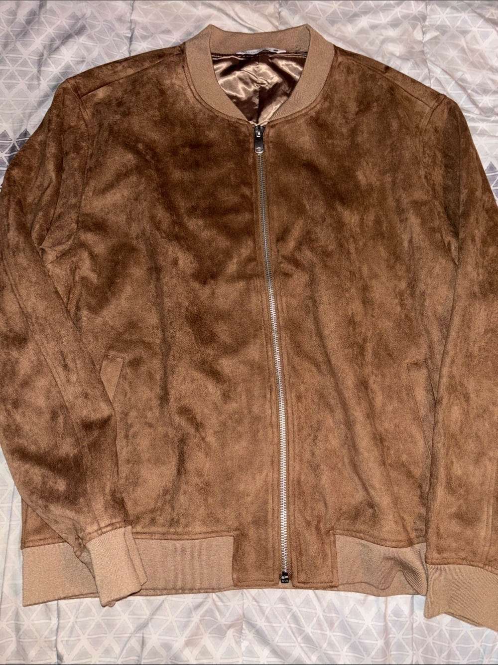 7 Diamonds brown suede jacket